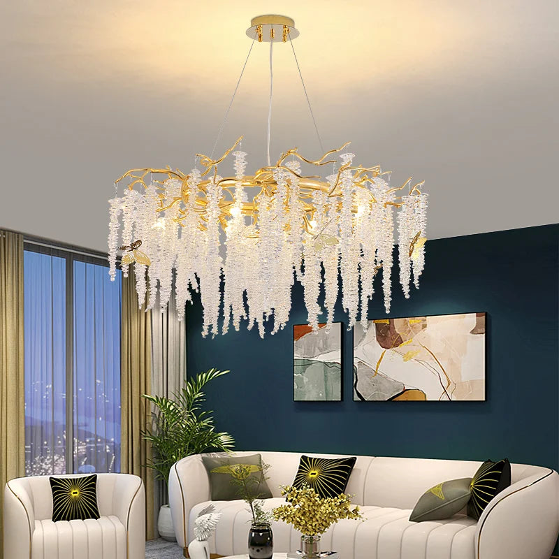 Contemporary Luxury Ceiling Lamp CE Certification Ceiling Der Kronleuchter. for Living Room Hotel Hallway Chandelier