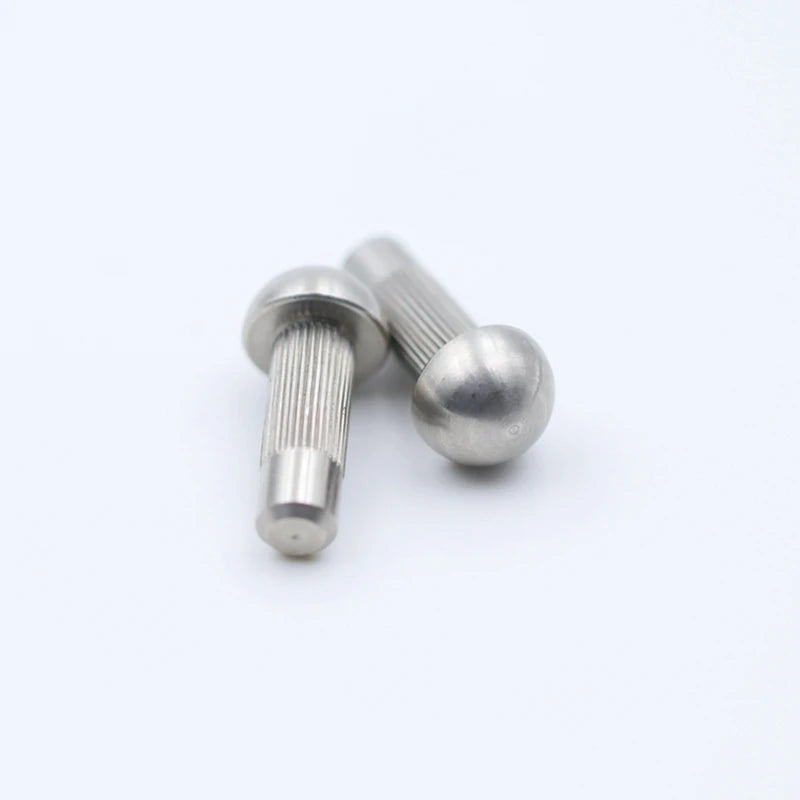 Custom Stainless Steel Aluminum Knurling Body Round Head Solid Rivet Bright Uncoated Class 4.8 & 6.8 ANSI Standard