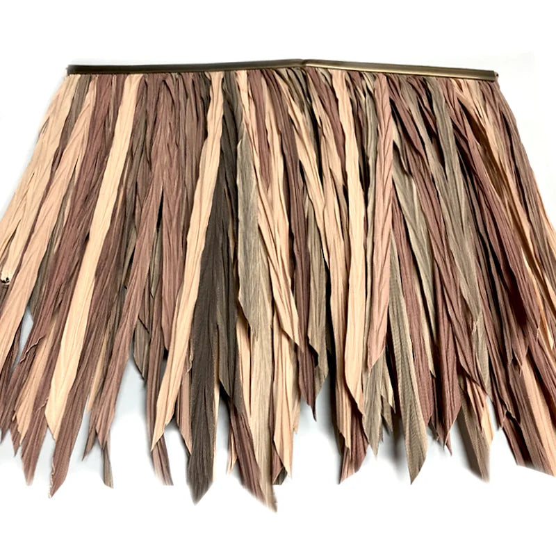 Wholesale PVC Gazebo Kit Thatch Roofing Panel Synthetic Simulation Thatch for Sale