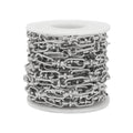 Wholesale Stainless Steel Chain Men's Hip Hop Necklace Semi-Finished Bracelet DIY Jewelry Accessories