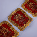 Custom Gold Foil Stickers for Beverage & Beer Labels-Eco-Friendly Waterproof Adhesive Aluminum Foil Stickers Glossy/Matt Coating