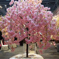 Yu24 Artificial Extend Indoor  Outdoor Flower Red Cherry Blossom DIY for Wedding Decor