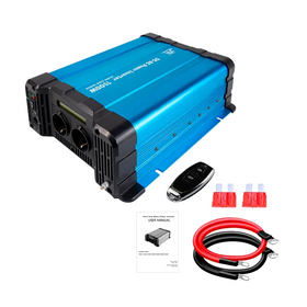 SolarverTech Solar Inverter 1500W 3000W off Grid 24VDC to 230VAC Pure Sine Wave Power Inverter