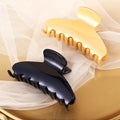 Single Hair Claw Black and Yellow Hair Claw INS Black and Yellow Super Large Hairpin