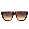 VIFF HP20611 Flat Top Tortoiseshell Sun Glasses Fashion Ladies Women Sunglasses