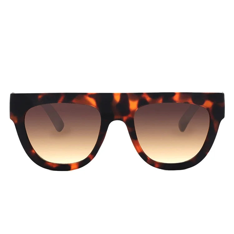 VIFF HP20611 Flat Top Tortoiseshell Sun Glasses Fashion Ladies Women Sunglasses