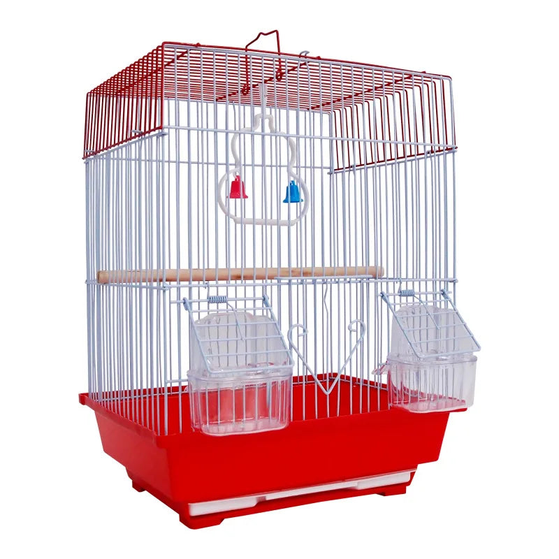 Luxury Bird Cage for Finches Budgies Cockatiels Conures Canaries Parrots Stackable Breeding Flight Parakeet Cage Comes Box