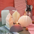 DIY 3D Large Coral Resin Mold Big Shell Silicone Candle Mold for Cake Decorating Tools