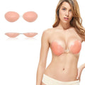 Strapless Sticky Adhesive Silicone Bra Push up Design for Backless Dress Invisible Bra Silicone