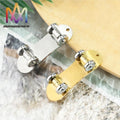 New Arrival Fashion Gold Plated Stainless Steel Scooter Shaped Necklace and Key Chain Pendant Jewelry Accessories