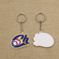Promotional Business Gift Custom Logo 2D/3D PVC & Soft Rubber Keychains with Letterpress Printing Personalized Sports Style