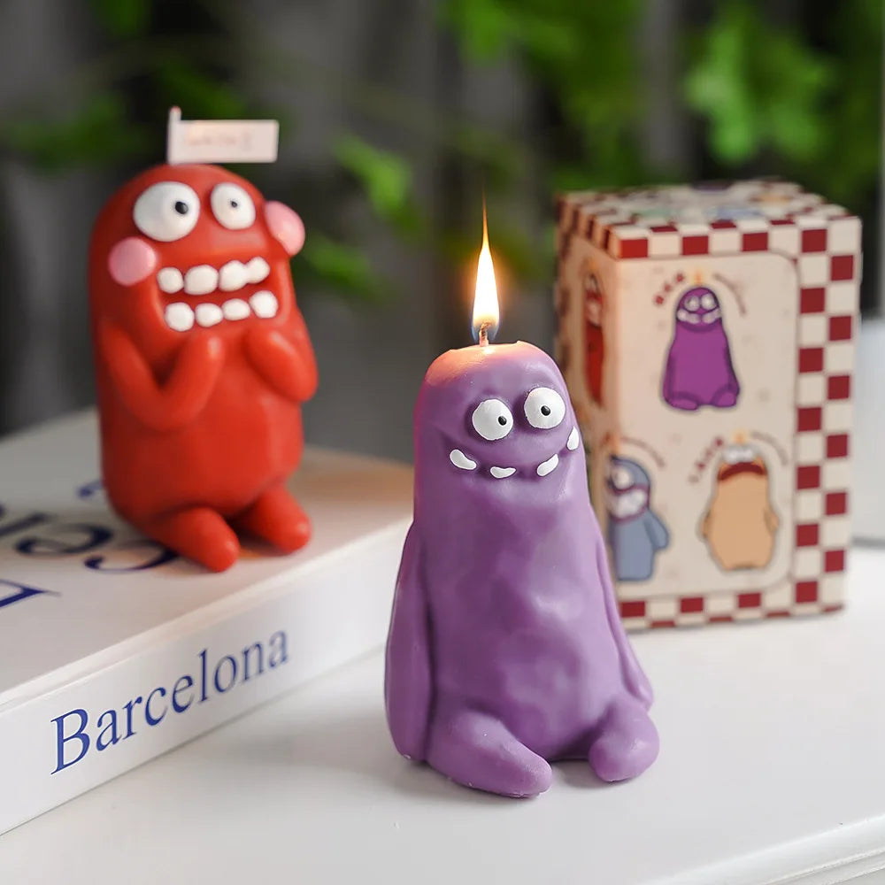 Wholesale Funny Novelty Candles Cartoon Art Aromatherapy Cute Sctend Candles for Wedding