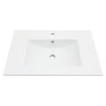 Sarlai Drop in Rectangle Feather Edge Thin Edge Cabinet  Top White Ceramic Bathroom Accessory Small Corner Fancy Wash Basin