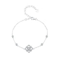 925 Sterling Silver Bracelet Moissanite Bracelet Adjustable Bracelet