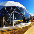 Glamp Washroom Geodesic Home Tent Appointed Outdoor Luxury Igloo Geodesic Camping Dome