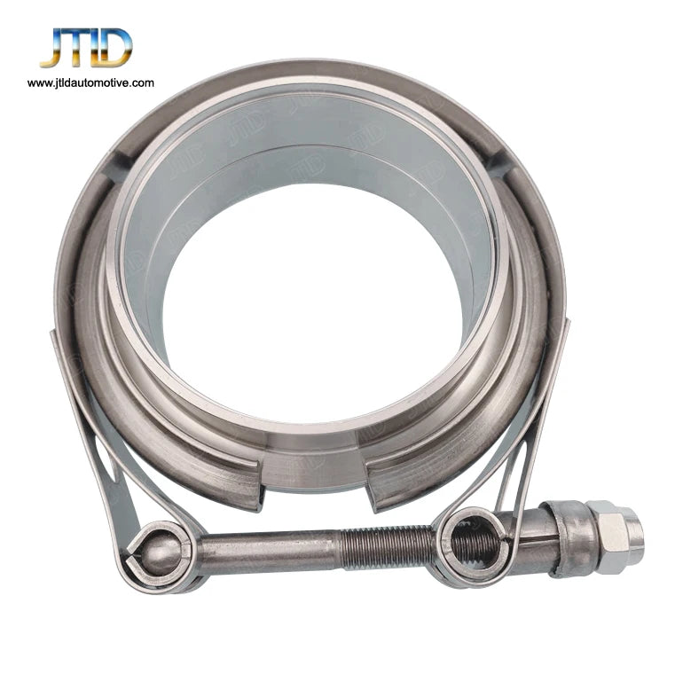 1.5 Inch Exhaust Down Pipe Stainless 304 Stainless Steel Standard V Band Clamp and Flat Flanges Kits