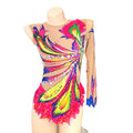 Wholesale Girls Gymnastics Leotards Ballet & Artistic Rhythmic Competition Dance Wear Sequins Fringe Performance Ballroom Type