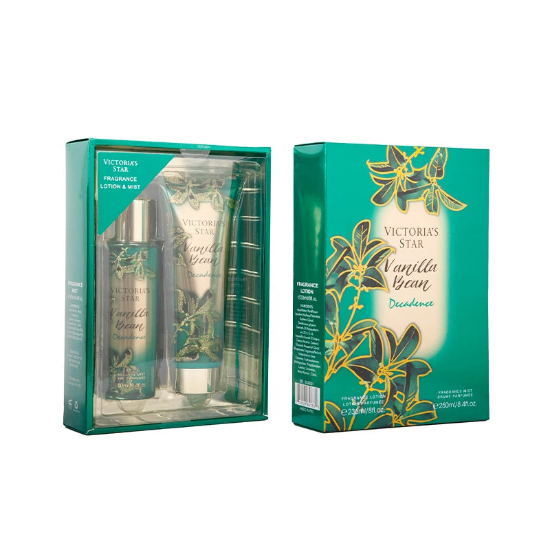 Scenabella VICTORIAN'S STAR Perfume 250ml Body Mist and 236ml Body Lotion Long Lasting for Lady