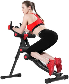 FDFIT Total Core AB Workout Machine Indoor Vibrating Fitness Machine and Abdominal Trainer for Body Exercise