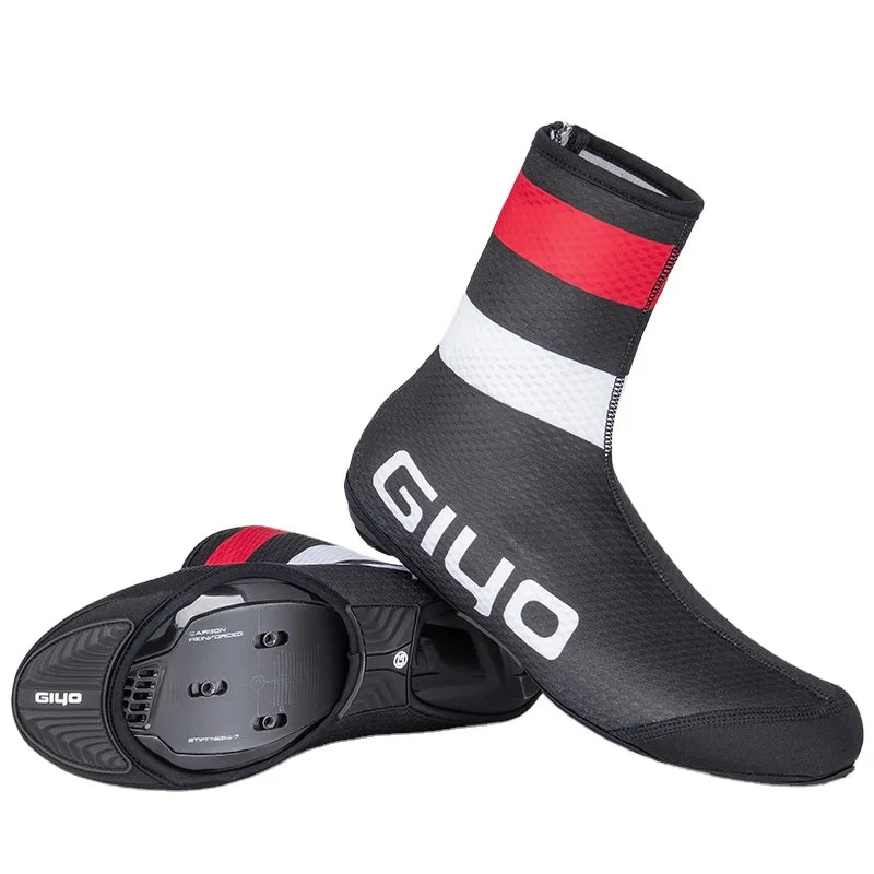 GIYO Thick Warm Winter Waterproof Cycling Shoe Covers Polyester Unisex Sizes S-XL