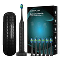 Hot Sale Cheap Automatic Sonic Toothbrush Slim Smart Rechargeable Teeth Whitening Black Electric Toothbrush with Charger Adults