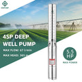 QQPump 4SP3/39 4HP 304 Stainless Pumps Submersible Wate Pumping 3000w for Deep Well