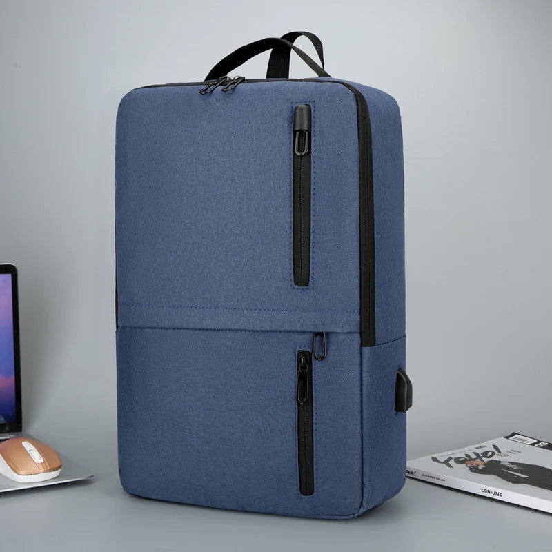Business Style Laptop Backpacks Low MOQ 10 Pcs Customize logo Laptop Bags with Large Storage 15.6 Inch Backpack for Unisex