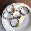ZiTeng Cute High Texture Jelly Hair Ties New Love Heart Ponytail Hair Band for Girls Sweet Party Style Hair Rope
