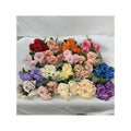 Newest Hot Sale Manufacture Quality Ground Cloth 5-head Thailand Queen Rose Artificial Flower Golden Rose