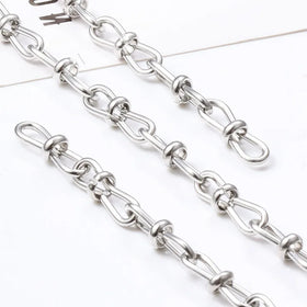 Oem Competitive Price 18k Gold Plated Customized Necklace Stainless Steel Handmade Chain for Jewelry Making Supplies
