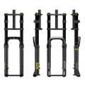 20/26 Air Suspension Fat Fork Rebound Adjust 1 1/8 Straight Manual/Remote Lockout Ultralight Mountain Bike Front Forks
