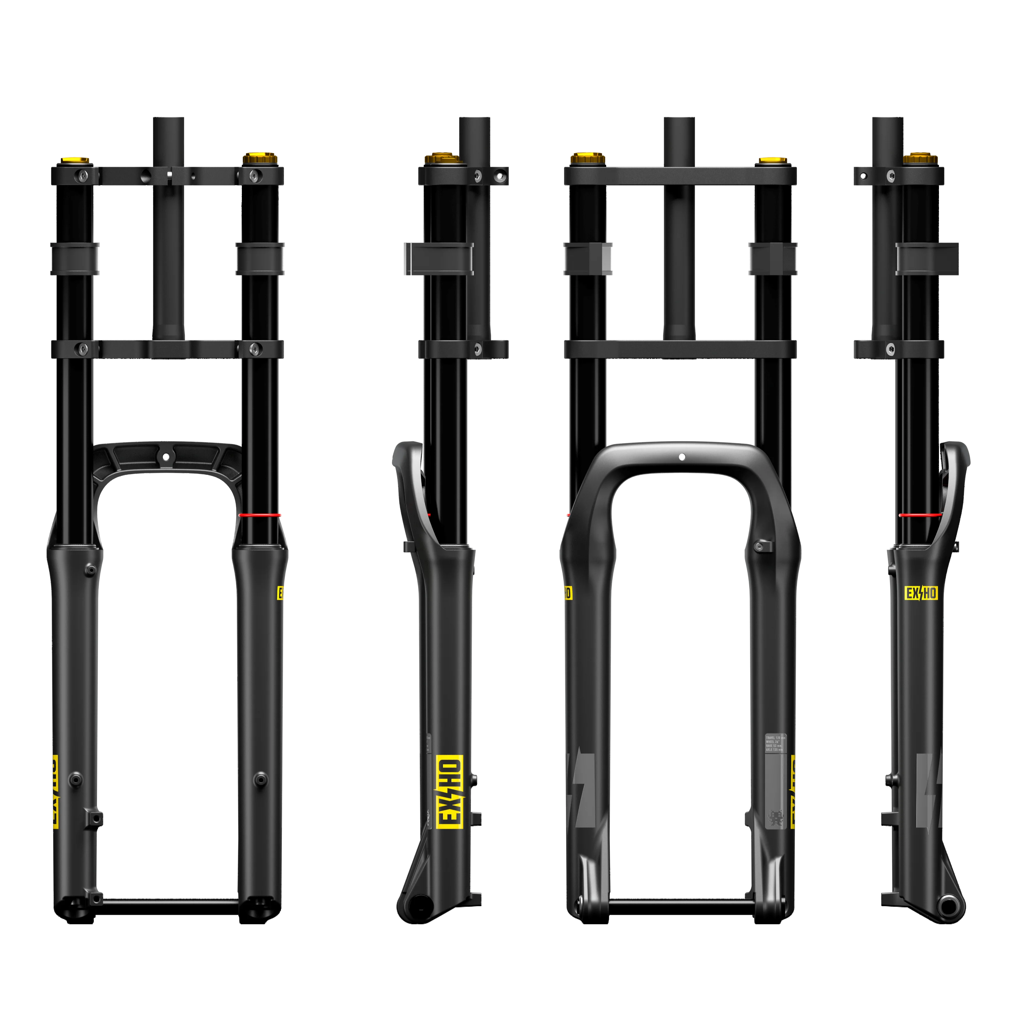 20/26 Air Suspension Fat Fork Rebound Adjust 1 1/8 Straight Manual/Remote Lockout Ultralight Mountain Bike Front Forks