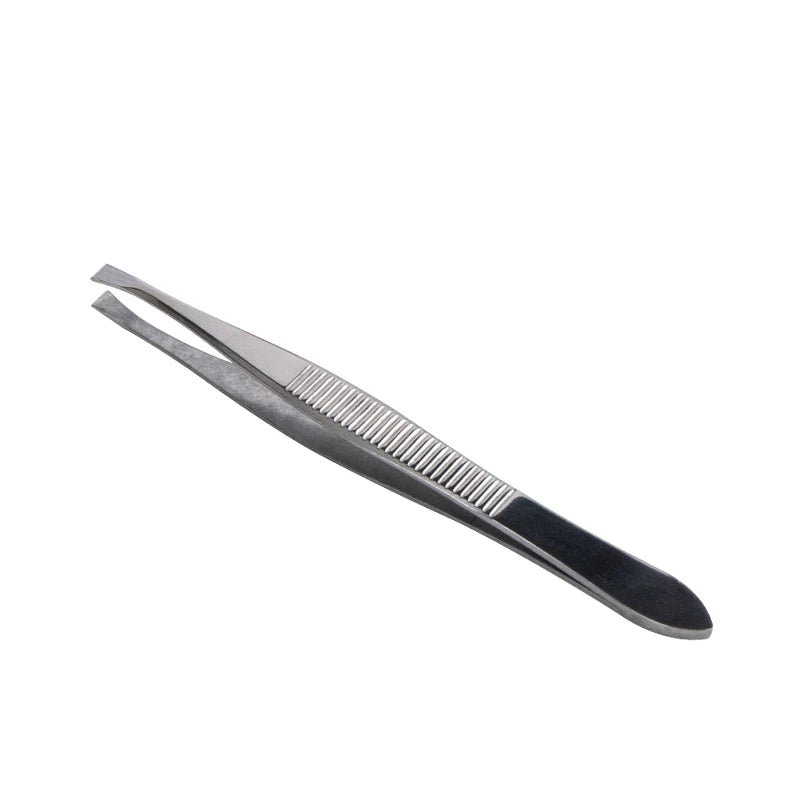 2023 Hot Selling New Design Silver Stainless Steel Makeup Tools Eyebrow Tweezers for Women