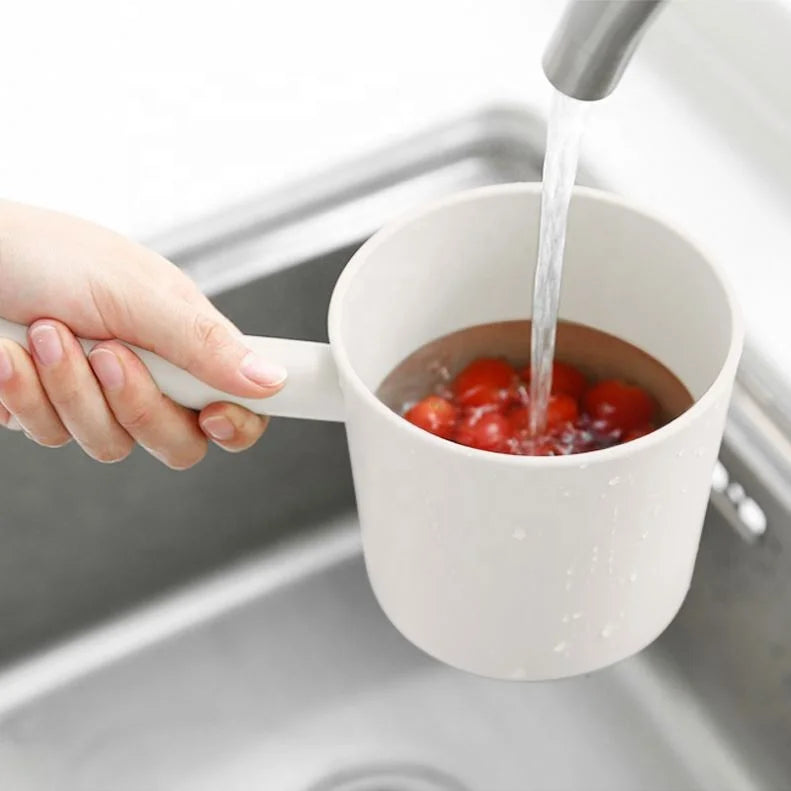 2026 New Plastic Water Ladle Household Department Store Fashion Water Ladle / 1400ml White Simple Kitchen Tool