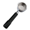 Black 51mm 3 Ears Bottomles Portafilter Espresso Flat Base Eommercial Espresso Coffee Portafilter Cheap