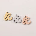 New Trend Religious OM Charms Stainless Steel Custom Made Gold Plated Necklace Pendant