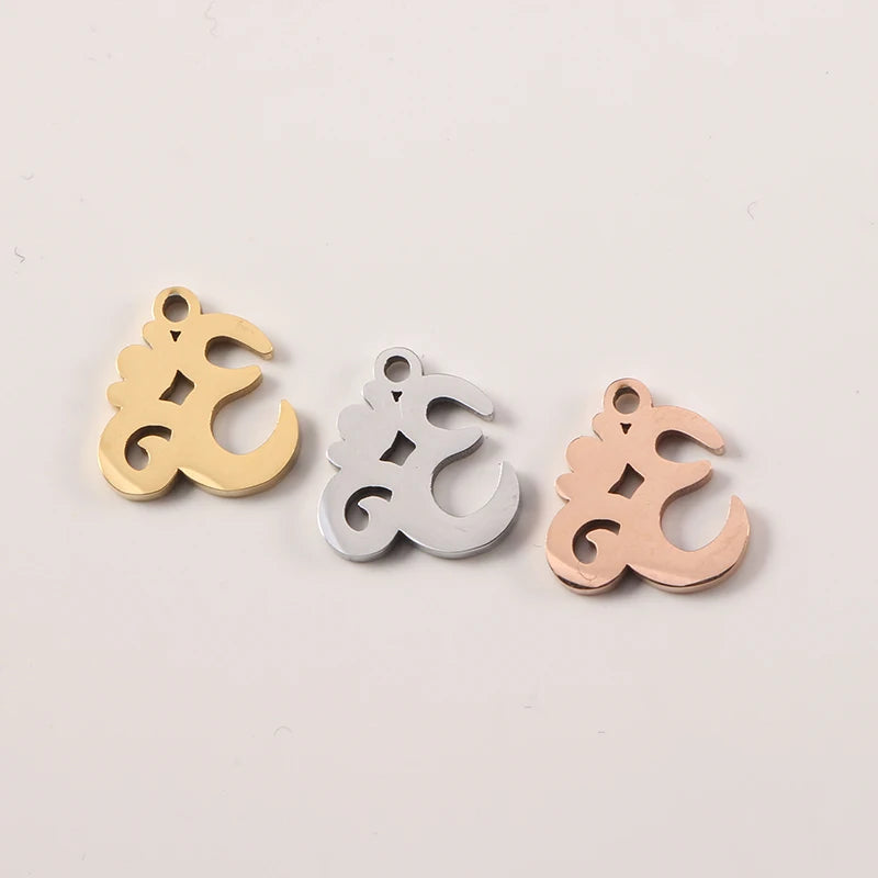 New Trend Religious OM Charms Stainless Steel Custom Made Gold Plated Necklace Pendant