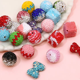 Wholesale Acrylic Beads Loose Beads DIY Jewelry Accessories