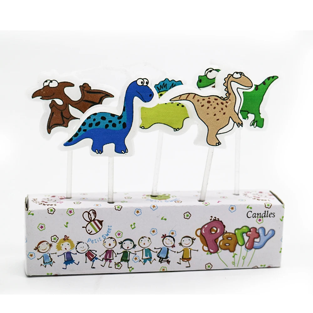 Huaming Wholesale Creative Animal Candle Children Cartoon Dinosaur Personality Creative Cartoon Candle Party Birthday Candle