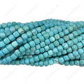 4mm Natural Blue Turquoise Faceted Cube Loose Beads for DIY Jewelry Making 4mm 5mm