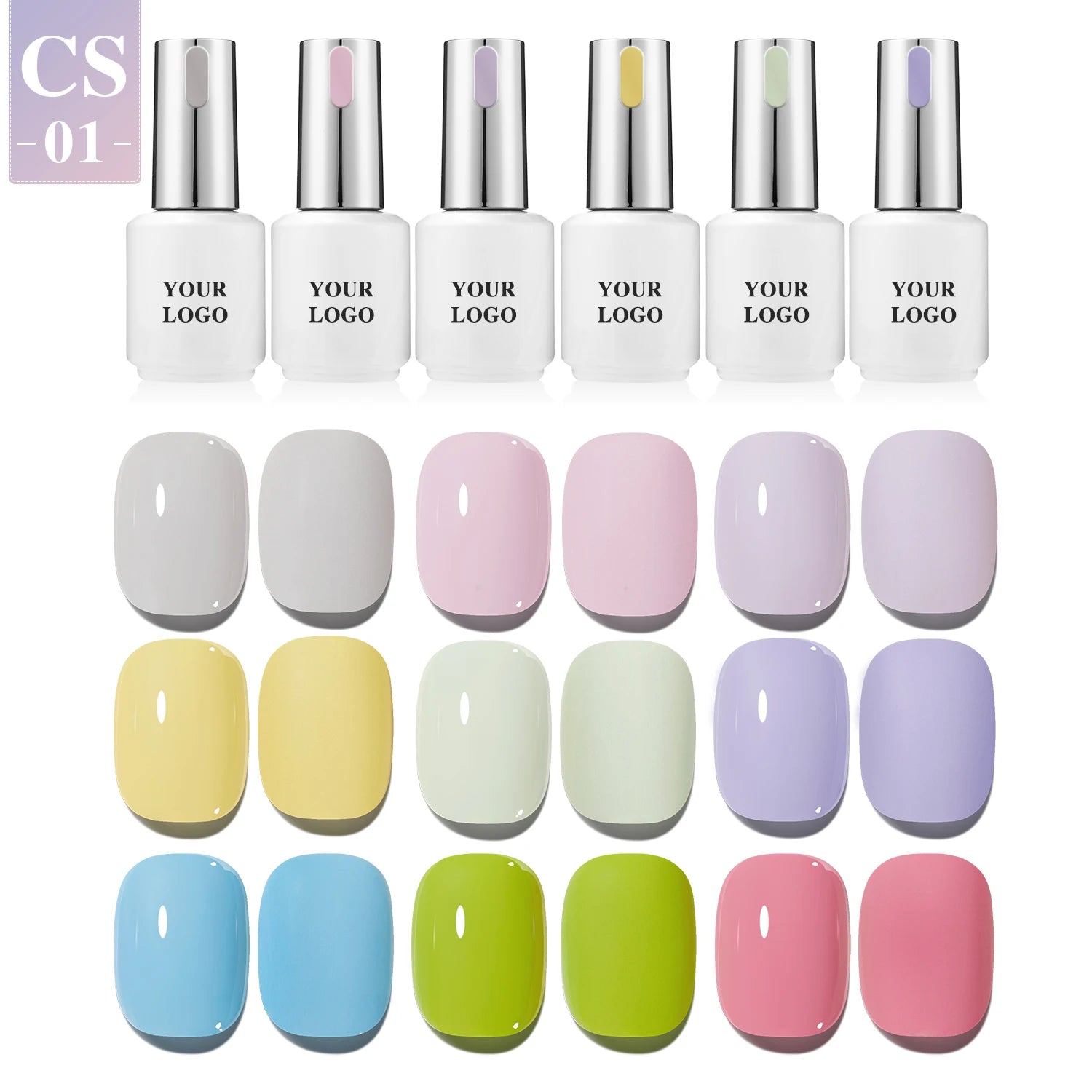 Vendeeni OEM/ODM Wholesale 15ml Nail Art  New Fashion 9Colors Long-lasting Professional Own Brand Soak off UV Gel Nail Polish