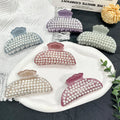 Custom Made Pearl Beaded Decor Hair Clip Korean Trending Shark Claws Pins Plastic Hair Accessories for Girls