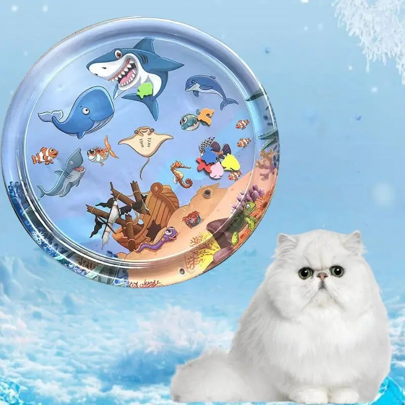 Enjoy Life Ultimate Pet Comfort PVC Animal Pattern Cooling Pad Hand Wash for Cats