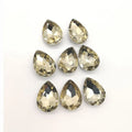 Shiny Diamond Glass Crystals Stones Yellow Tear Drop Rhinestones Diamond Art Accessories