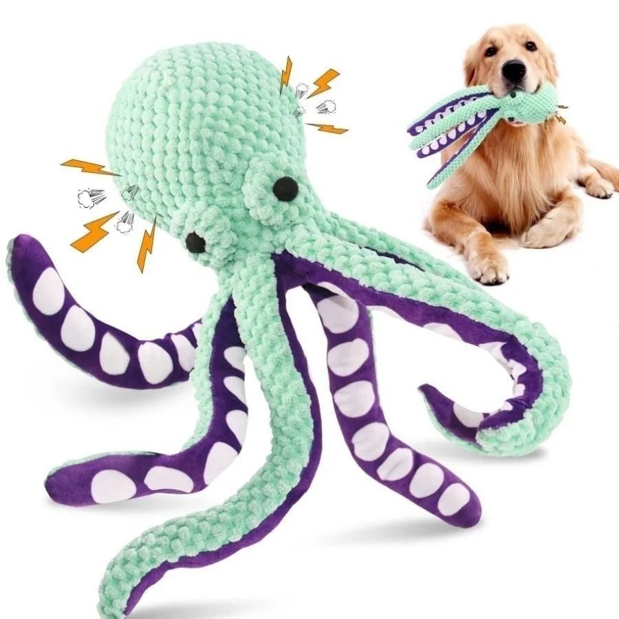 Fuufome Eco-Friendly Soft Fabric Large Squeaky Dog Toys Plush Companion for Daily Training Reward for Small Medium Large Dogs