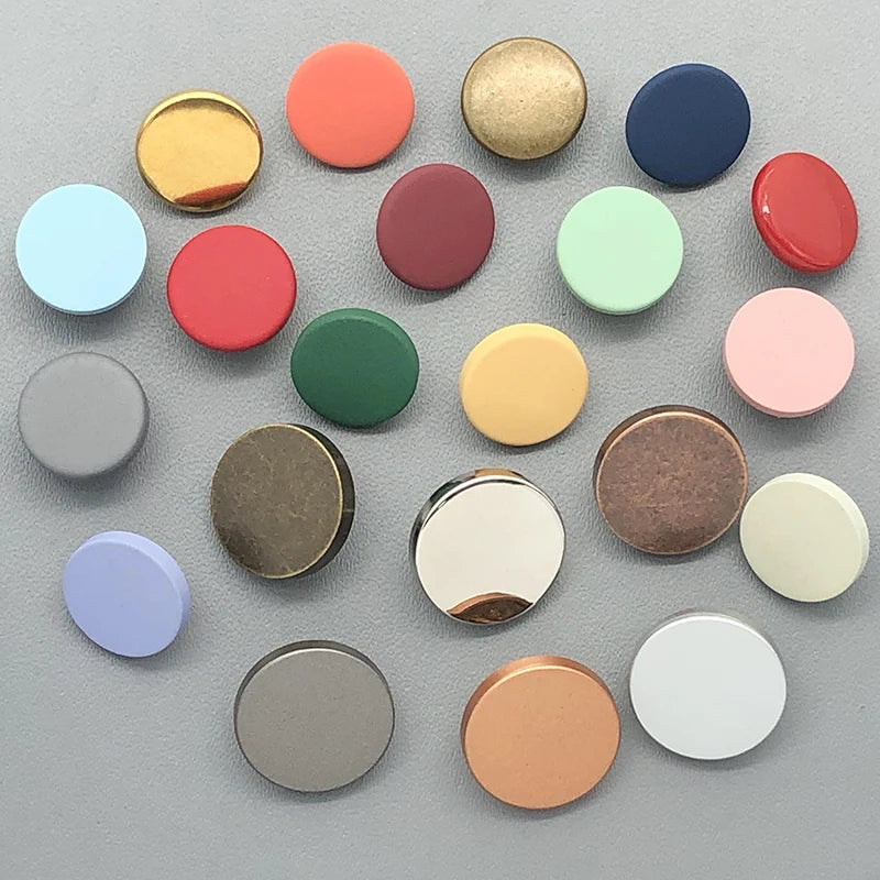 Wholesale Embossed logo Custom Metal Press Color Snap Button for Jacket