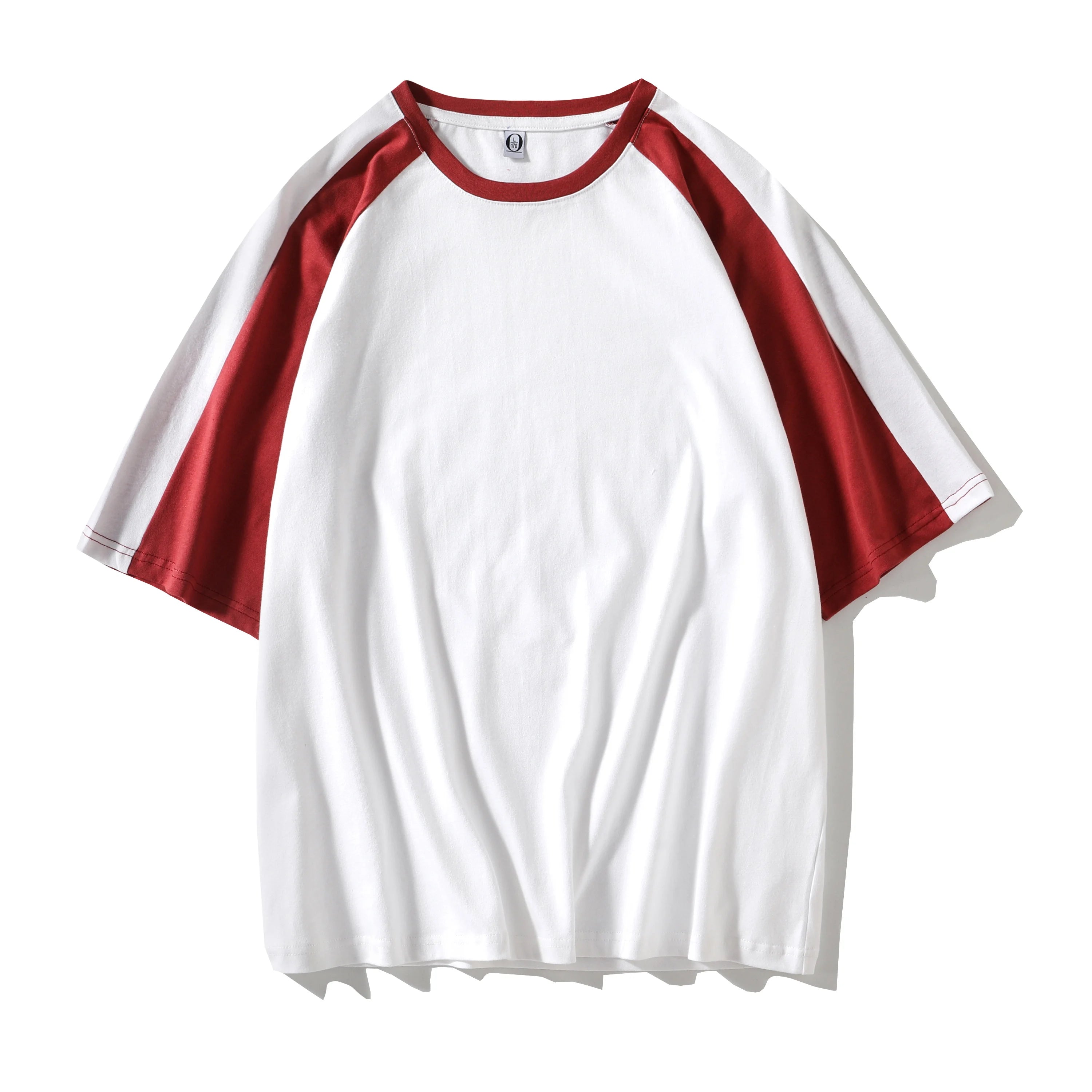 2026 Custom Mens Tshirt 200gsm T Shirt Oversize T Shirt Blank Mock Neck Heavyweight Silk Screen Printing t Shirt