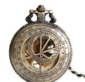 Prague Antique Hand Winding Mechanical Hollow Skeleton Roman Number Pocket Watches
