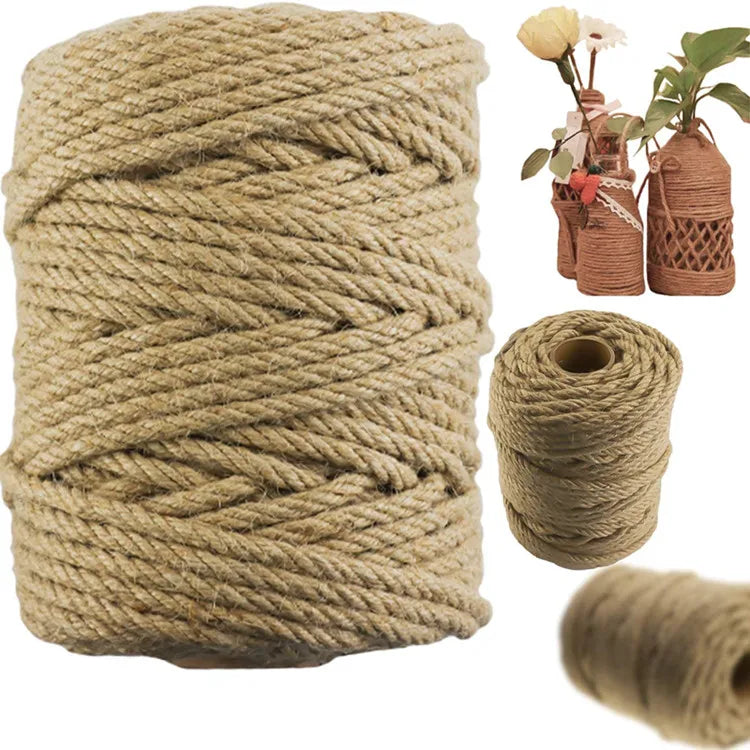 Wholesale Hangtag Jute Cord Hotest Durable Hemp Rope for Decoration