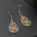 Wholesale Bohemian Vintage Dangle Earrings Retro Rhinestone Boho Dangle Drop Boho Chic Jewelry Womens Earrings for Girls
